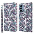 For OnePlus Nord N200 5G 3D Painting Pattern TPU + PU Leather Phone Case(Swirl Pattern) - 1