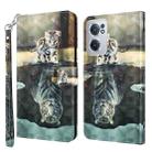 For OnePlus Nord CE 2 5G 3D Painting Pattern TPU + PU Leather Phone Case(Cat Tiger) - 1