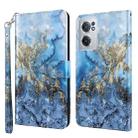 For OnePlus Nord CE 2 5G 3D Painting Pattern TPU + PU Leather Phone Case(Milky Way) - 1