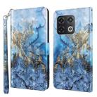 For OnePlus 10 Pro 3D Painting Pattern TPU + PU Leather Phone Case(Milky Way) - 1