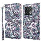 For OnePlus 10 Pro 3D Painting Pattern TPU + PU Leather Phone Case(Swirl Pattern) - 1