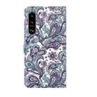 For Sony Xperia 5 III 3D Painting Pattern TPU + PU Leather Phone Case(Swirl Pattern) - 3