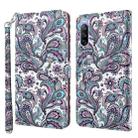 For Sony Xperia 10 II 3D Painting Pattern TPU + PU Leather Phone Case(Swirl Pattern) - 1