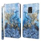 For Xiaomi Redmi Note 10 Lite 3D Painting Pattern TPU + PU Leather Phone Case(Milky Way) - 1