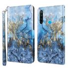 For Xiaomi Redmi Note 8 2021 3D Painting Pattern TPU + PU Leather Phone Case(Milky Way) - 1