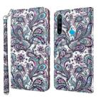 For Xiaomi Redmi Note 8 2021 3D Painting Pattern TPU + PU Leather Phone Case(Swirl Pattern) - 1