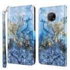 For Nokia G300 3D Painting Pattern TPU + PU Leather Phone Case(Milky Way) - 1