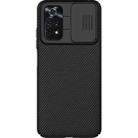 For Xiaomi Poco M4 Pro NILLKIN Black Mirror Series Camshield PC Phone Case(Black) - 1