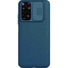 For Xiaomi Redmi Note 11 4G Global NILLKIN Black Mirror Series Camshield PC Phone Case(Blue) - 1