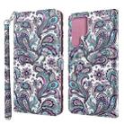 For Samsung Galaxy S22 Ultra 5G 3D Painting Pattern TPU + PU Leather Phone Case(Swirl Pattern) - 1