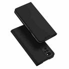 For Motorola Moto G22/E32s DUX DUCIS Skin Pro Series Horizontal Flip Leather Phone Case(Black) - 1