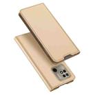 For Xiaomi Redmi 10C DUX DUCIS Skin Pro Series Horizontal Flip Leather Phone Case(Gold) - 1