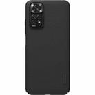 For Xiaomi Redmi Note 11S NILLKIN Frosted PC Phone Case(Black) - 1