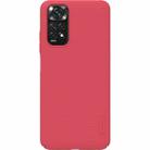 For Xiaomi Redmi Note 11S NILLKIN Frosted PC Phone Case(Red) - 1