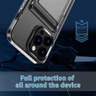 Card PC+TPU Phone Case For iPhone 12 Pro Max(Transparent) - 5