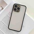 Aluminum Alloy Buckle Installation Double-sided Glass Phone Case For iPhone 13(Graphite Color) - 1