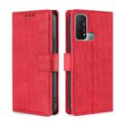 For OPPO Reno5 A Skin Feel Crocodile Texture Magnetic Clasp PU Leather Phone Case(Red) - 1