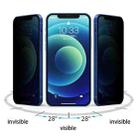 For iPhone 13 / 13 Pro WiWU Easy Install Privacy 2.5D Tempered Glass Film(Transparent Black) - 4