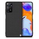 For Xiaomi Redmi Note 11 Pro / 11 Pro 5G / 11 Pro+ 5G Global / 11E Pro 5G NILLKIN 3D Textured Nylon Fiber TPU Phone Case(Black) - 1