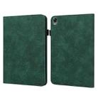 Lace Flower Embossing Pattern Leather Tablet Case For OPPO Pad(Green) - 1