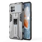 For vivo iQOO 9 Supersonic PC + TPU Shock-proof Protective Phone Case with Holder(Grey) - 1