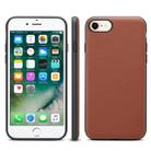 For iPhone 7 / 8 Denior V7 Luxury Car Cowhide Leather Ultrathin Protective Case(Brown) - 1