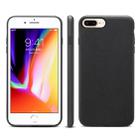 For iPhone 7 Plus / 8 Plus Denior V7 Luxury Car Cowhide Leather Ultrathin Protective Case(Black) - 1