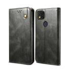 For Xiaomi Redmi 10A / 9C Simple Wax Crazy Horse Texture Leather Phone Case(Green) - 1