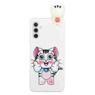 For Samsung Galaxy A13 5G Shockproof Cartoon TPU Phone Case(Cat) - 1