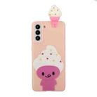 For Samsung Galaxy S22 5G Shockproof Cartoon TPU Phone Case(Ice Cream) - 1