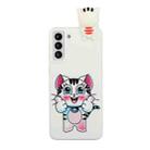 For Samsung Galaxy S22 5G Shockproof Cartoon TPU Phone Case(Cat) - 1