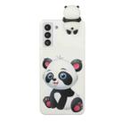 For Samsung Galaxy S22 5G Shockproof Cartoon TPU Phone Case(Panda) - 1