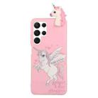 For Samsung Galaxy S22 Ultra 5G Shockproof Cartoon TPU Phone Case(Unicorn) - 1