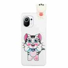 For Xiaomi Mi 11 Shockproof Cartoon TPU Phone Case(Cat) - 1