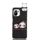 For Xiaomi Mi 11 Lite Shockproof Cartoon TPU Phone Case(Two Pandas) - 1