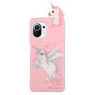 For Xiaomi Mi 11 Lite Shockproof Cartoon TPU Phone Case(Unicorn) - 1