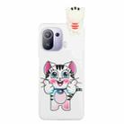 For Xiaomi Mi 11 Pro Shockproof Cartoon TPU Phone Case(Cat) - 1