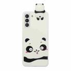 For Samsung Galaxy S22 5G Shockproof Cartoon TPU Phone Case(Shy Panda) - 1