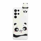 For Samsung Galaxy S22 Ultra 5G Shockproof Cartoon TPU Phone Case(Shy Panda) - 1