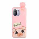 For Xiaomi Mi 11 Pro Shockproof Cartoon TPU Phone Case(Cute Pig) - 1