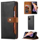 For Xiaomi Redmi Note 11 Pro 4G Global Calf Texture Double Fold Leather Phone Case(Black) - 1