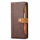 For Xiaomi Redmi Note 11S / Note 11 4G Global Calf Texture Double Fold Leather Phone Case(Brown) - 2
