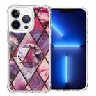 IMD Epoxy Space Shockproof Phone Case with Holder For iPhone 11 Pro Max(A5) - 1