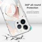 IMD Epoxy Space Shockproof Phone Case with Holder For iPhone 13 Pro Max(A8) - 4