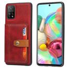 For Xiaomi Redmi Note 11S / Note 11 4G Global Calfskin Color Matching TPU + PU Phone Case(Red) - 1