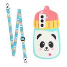 For Samsung Galaxy S22 5G Crossbody Cartoon Silicone Phone Case(Feeding Bottle) - 1