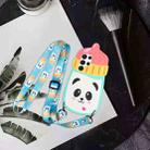 For Samsung Galaxy S22 Ultra 5G Crossbody Cartoon Silicone Phone Case(Feeding Bottle) - 1