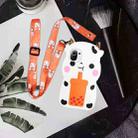 For Xiaomi Mi 11 Crossbody Cartoon Silicone Phone Case(Cow) - 1