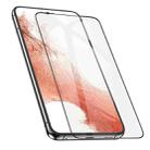 For Samsung Galaxy S22 5G HOCO G1 0.33mm 2.5D Flash Attach Full Screen Silk Screen HD Tempered Glass Film(Black) - 3