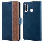 For Huawei P30 Lite Stitching Side-Magnetic RFID Leather Phone Case(Royal Blue) - 1